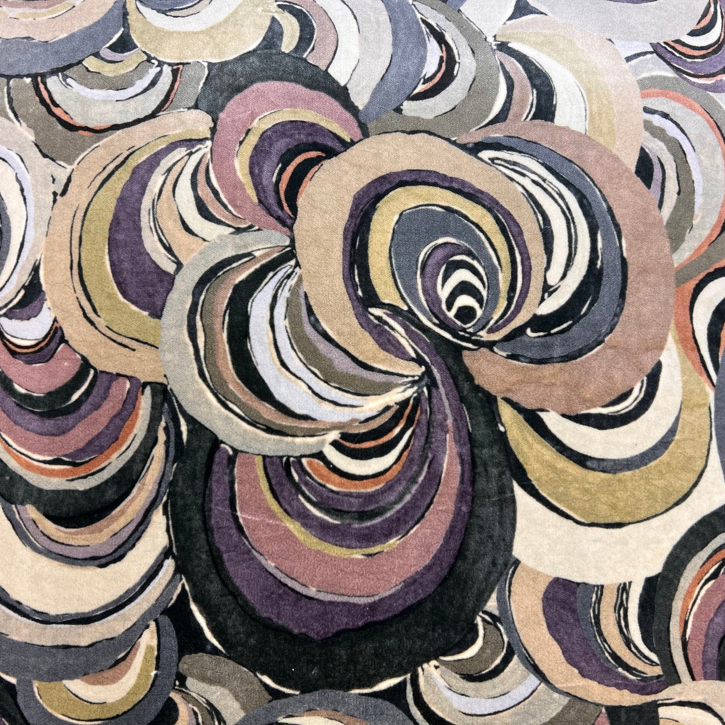 Boeme Luxury Designer Contemporary Taupe Grey Mauve Velvet Cushion Throw Pillow Cover