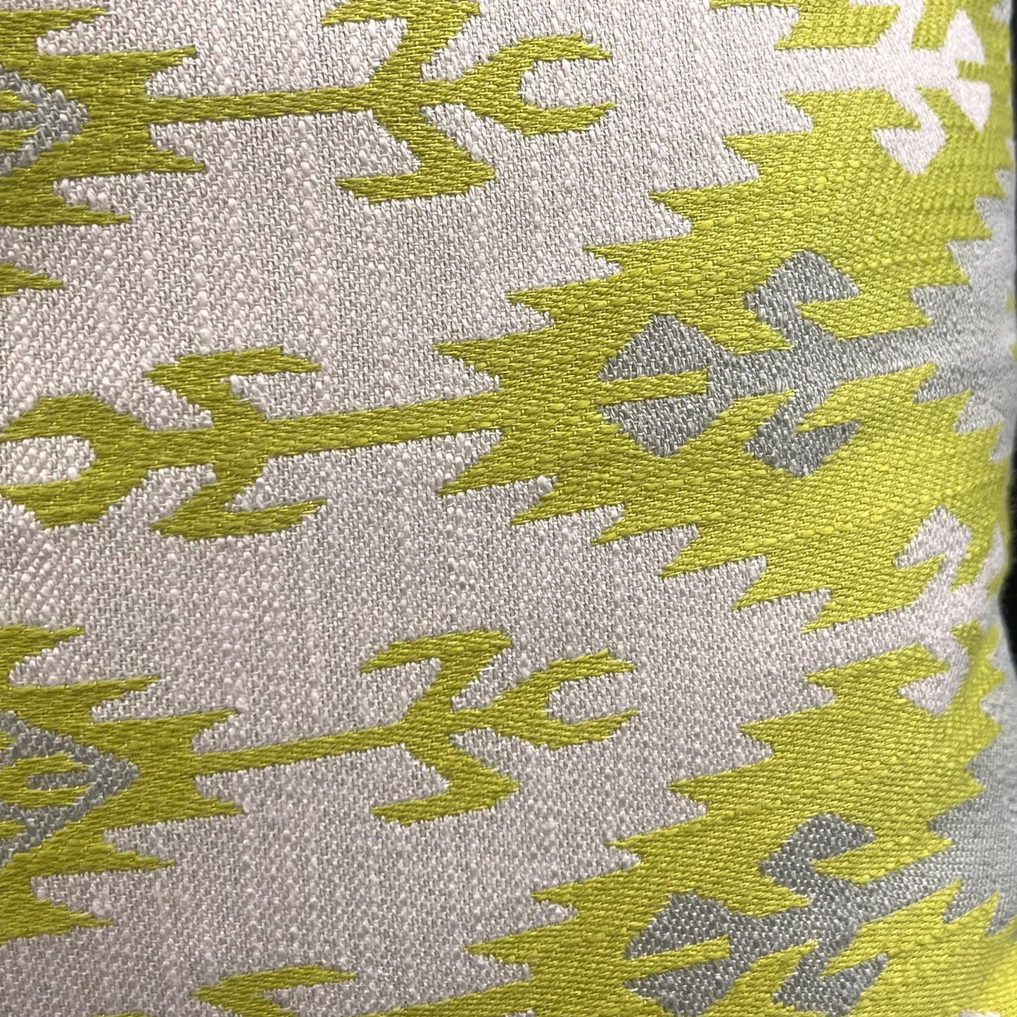 Luxury Designer Osborne and Little Palas Fabric Lime Grey Cushion Pillow Cover