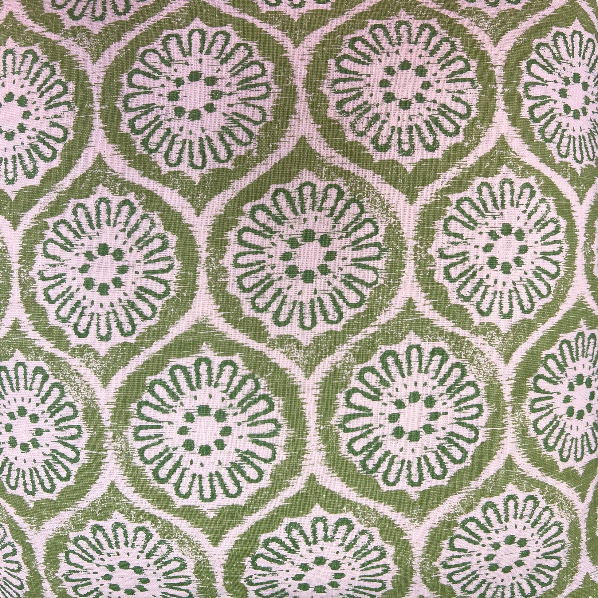 Rapture and Wright Daisy Chain Green White Cushion Pillow Throw Cover