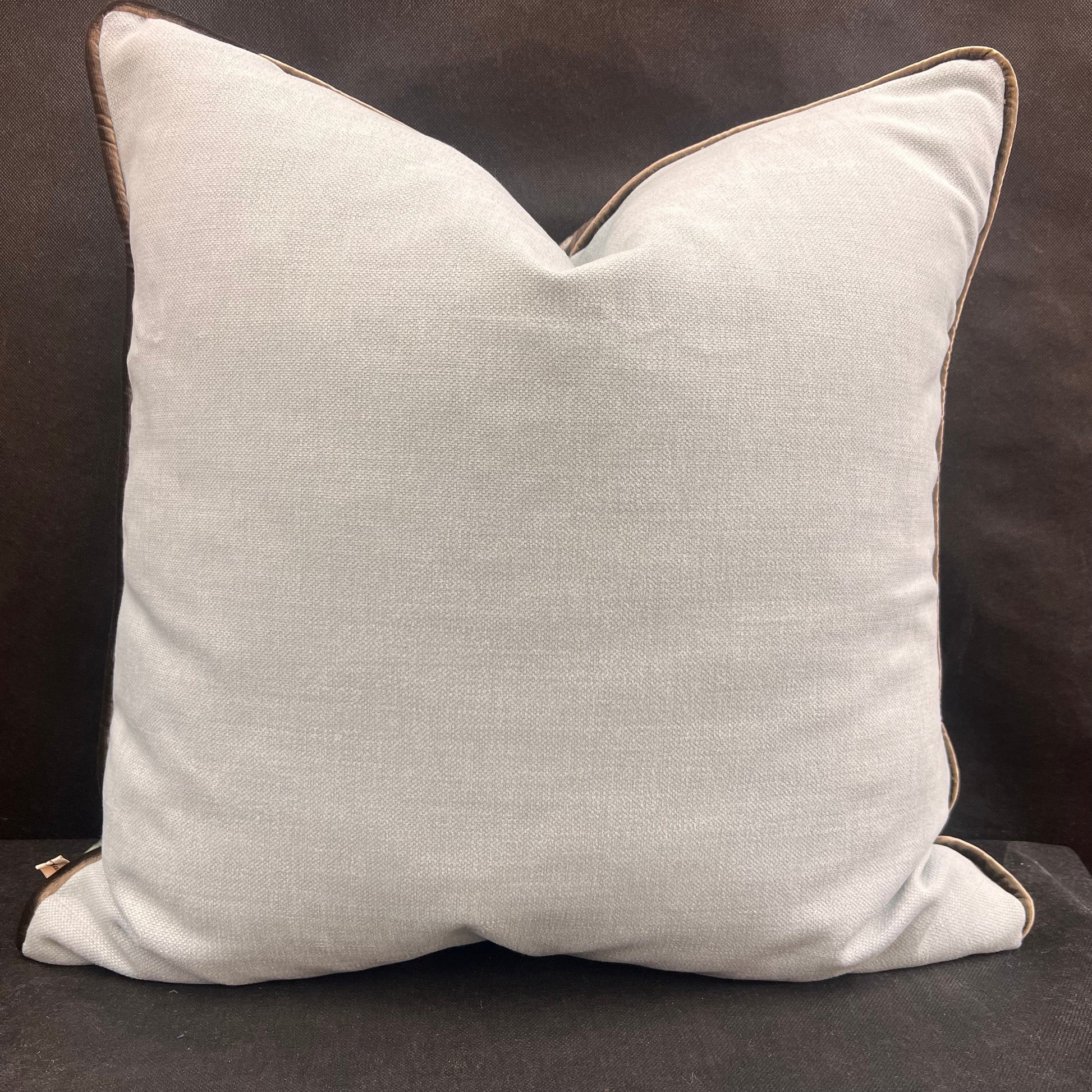 GP & Baker Cawdor Luxury Designer Embroidered Blue Floral Decorative Cushion Pillow Cover
