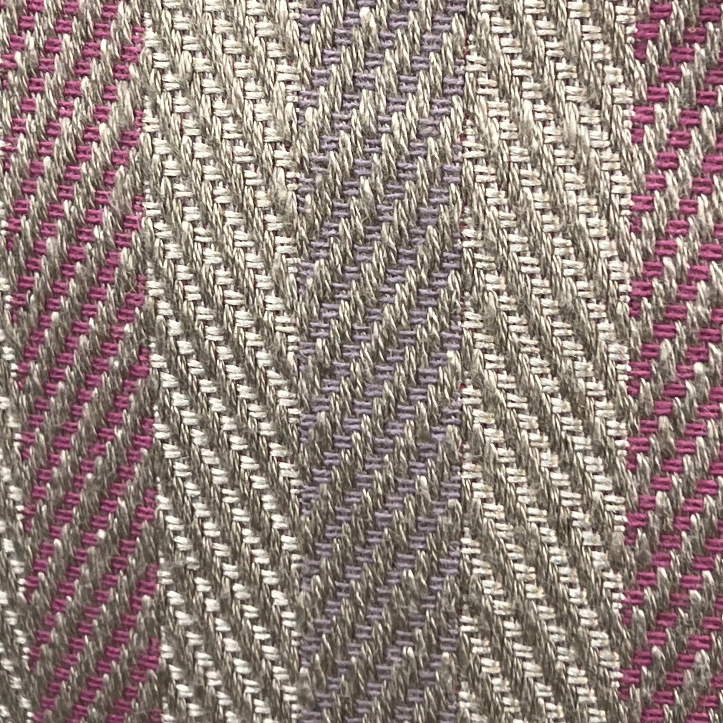 Luxury Designer Herringbone Pink Lilac Stripe Cushion Pillow Throw Cover