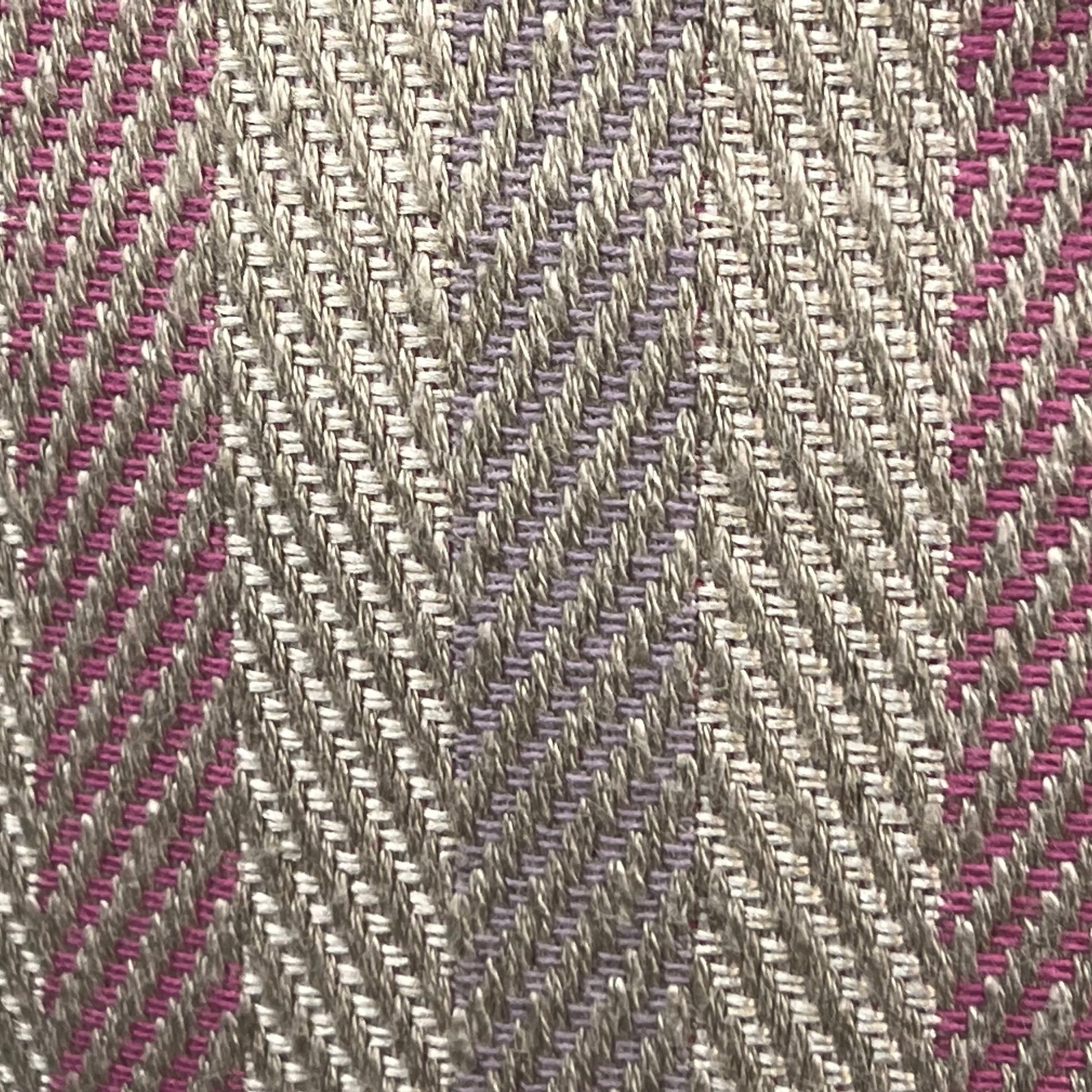 Luxury Designer Herringbone Pink Lilac Stripe Cushion Pillow Throw Cover