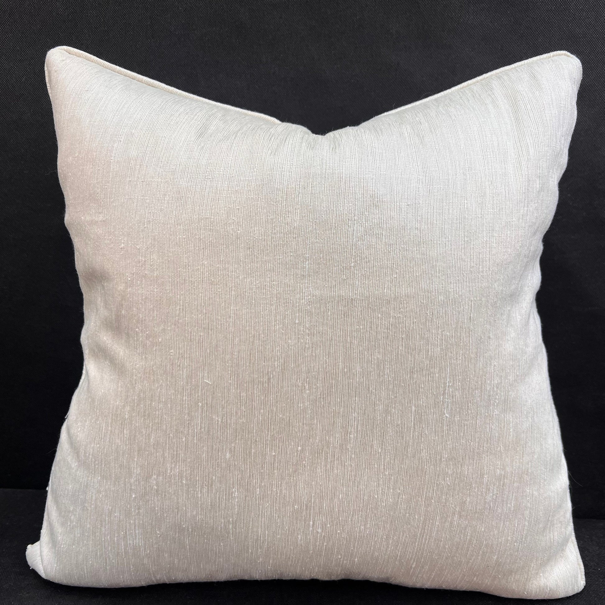 Sahco Ivory Cream Animal Skin Luxury Designer Decorative Cushion Pillow Throw Cover