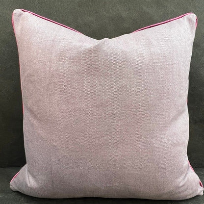 Zinc Valenza Luxury Designer Contemporary Orange Pink Mustard Cushion Throw Pillow Cover
