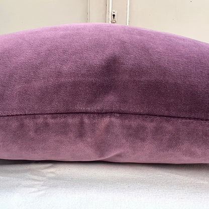 Designers Guild Luxury Varese Pale Plum Plain Velvet Cushion Pillow Sofa Cover
