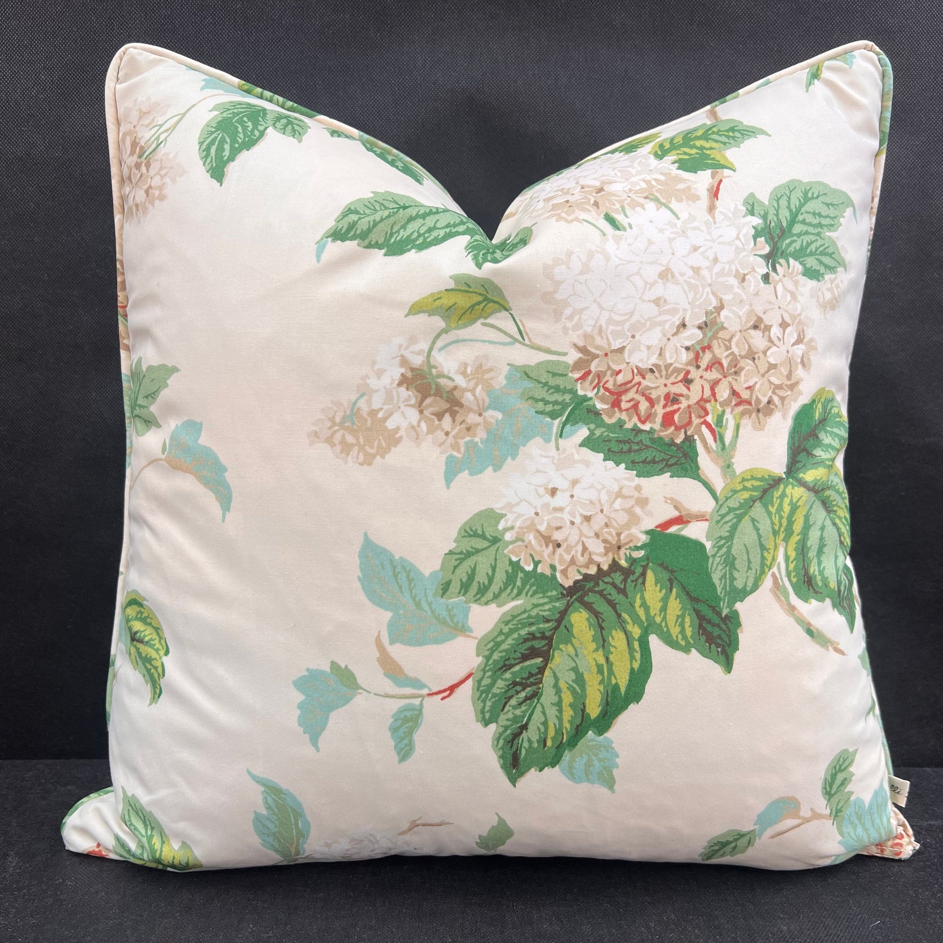 Colefax and Fowler Chantilly Luxury Designer Cream Green Decorative Cushion Pillow Cover