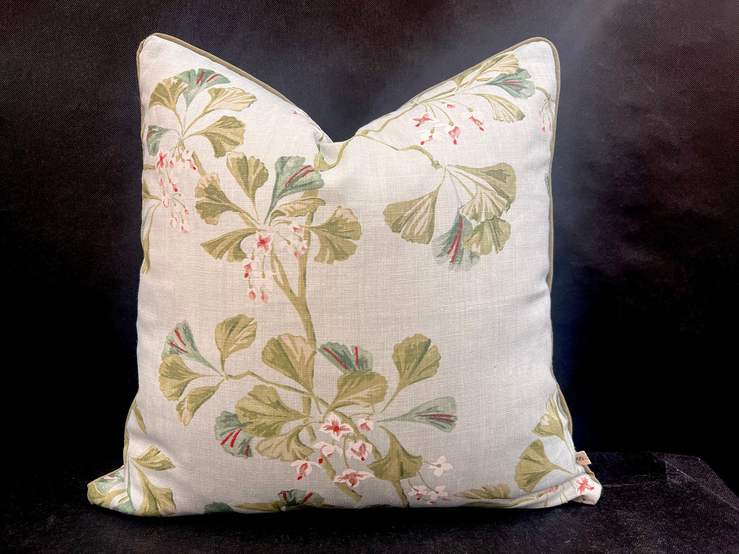 Colefax and Fowler Green Acre Luxury Designer Blue Green Decorative Cushion Pillow Cover