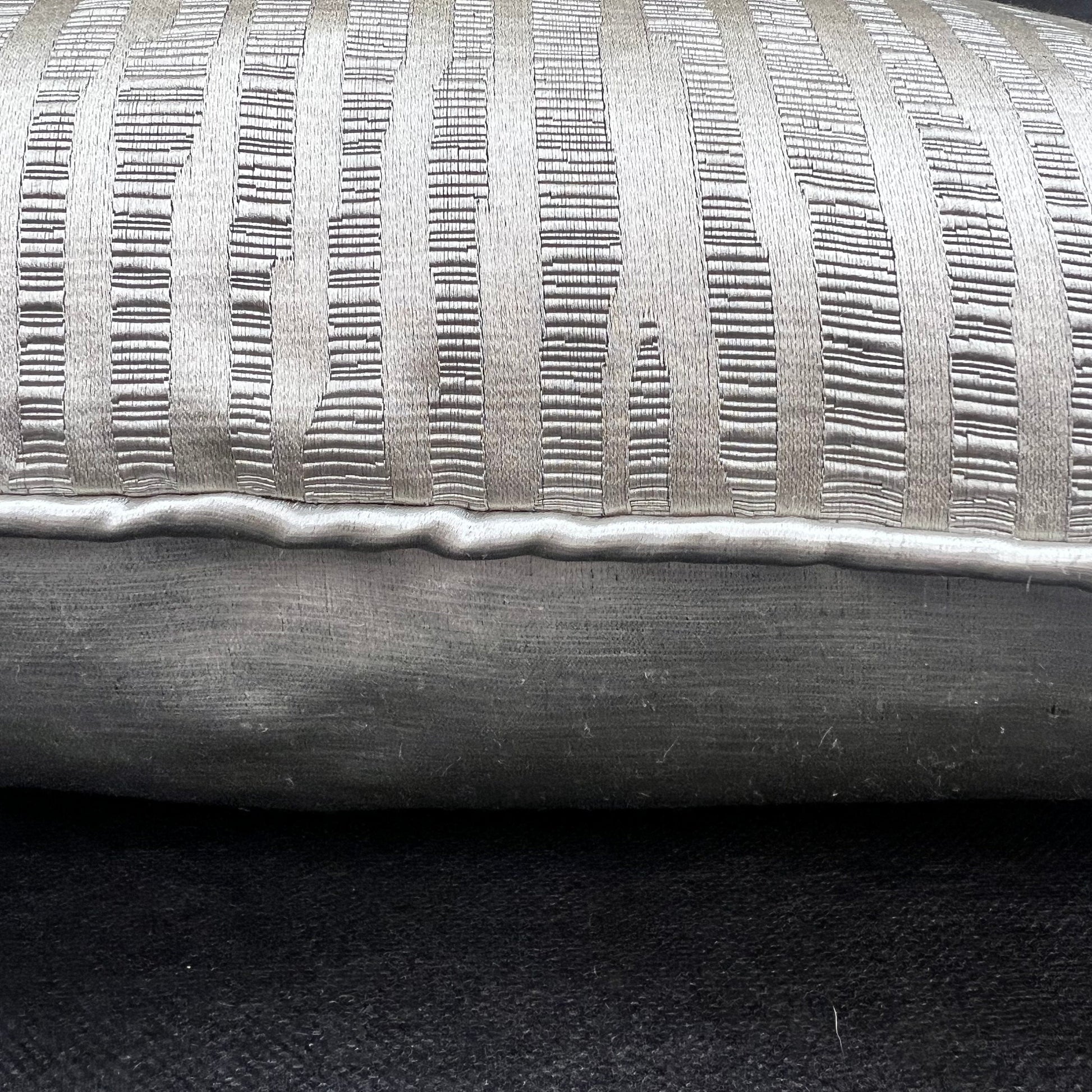 Evitavonni Glisten Luxury Designer Contemporary Modern Silvery Beige Cushion Pillow Cover