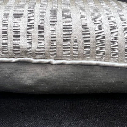Evitavonni Glisten Luxury Designer Contemporary Modern Silvery Beige Cushion Pillow Cover