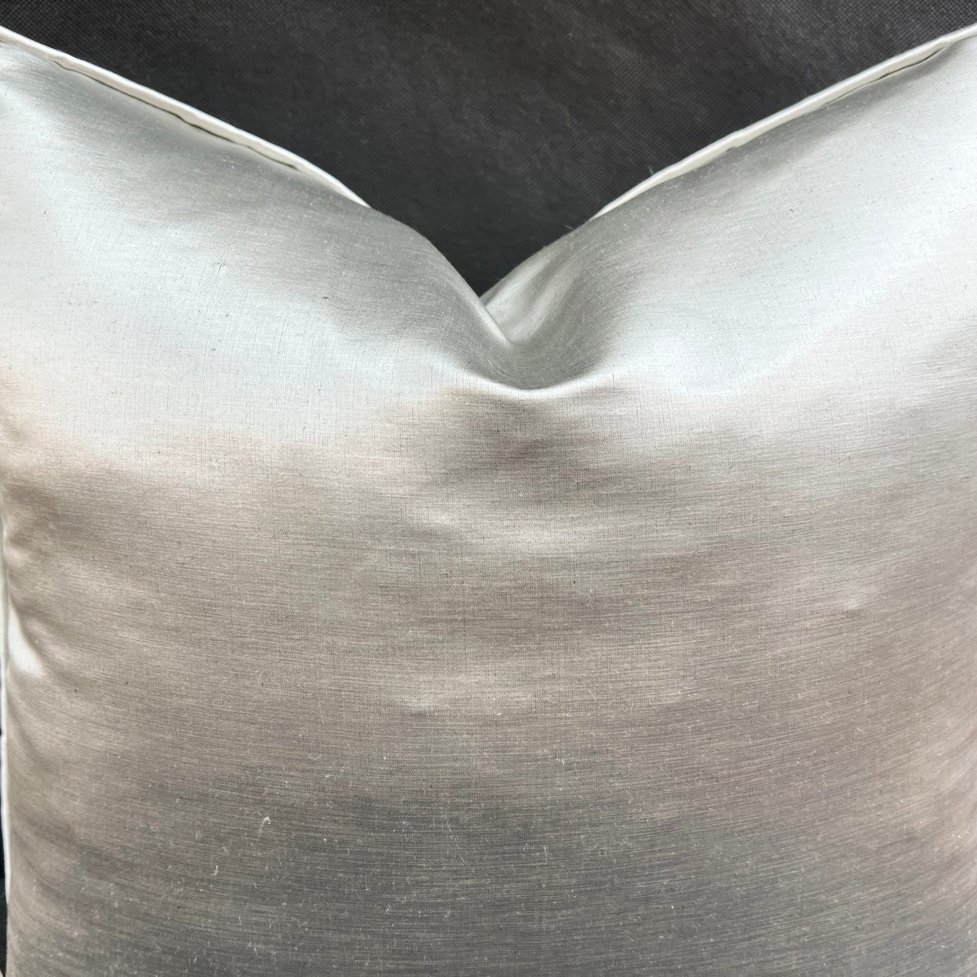 Evitavonni Glisten Luxury Designer Contemporary Modern Silvery Beige Cushion Pillow Cover