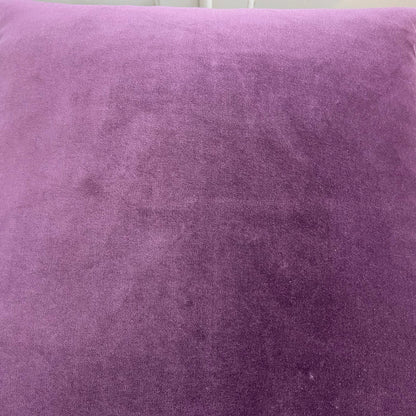 Designers Guild Luxury Varese Pale Plum Plain Velvet Cushion Pillow Sofa Cover