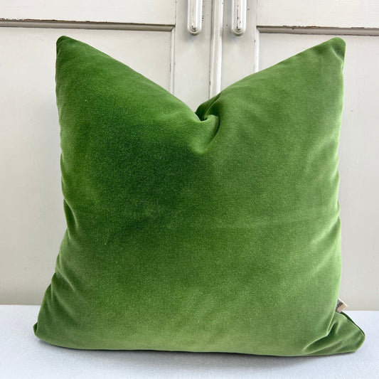 Designers Guild Cassia Luxury Decorative Green Velvet Cushion Pillow Cover