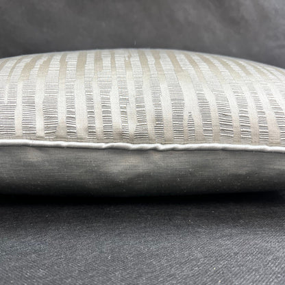 Evitavonni Glisten Luxury Designer Contemporary Modern Silvery Beige Cushion Pillow Cover