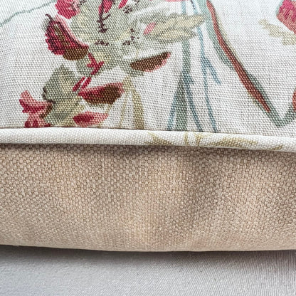 Schumacher Quail Meadow Winter Traditional Luxury Designer Cushion Sofa Throw Pillow Cover