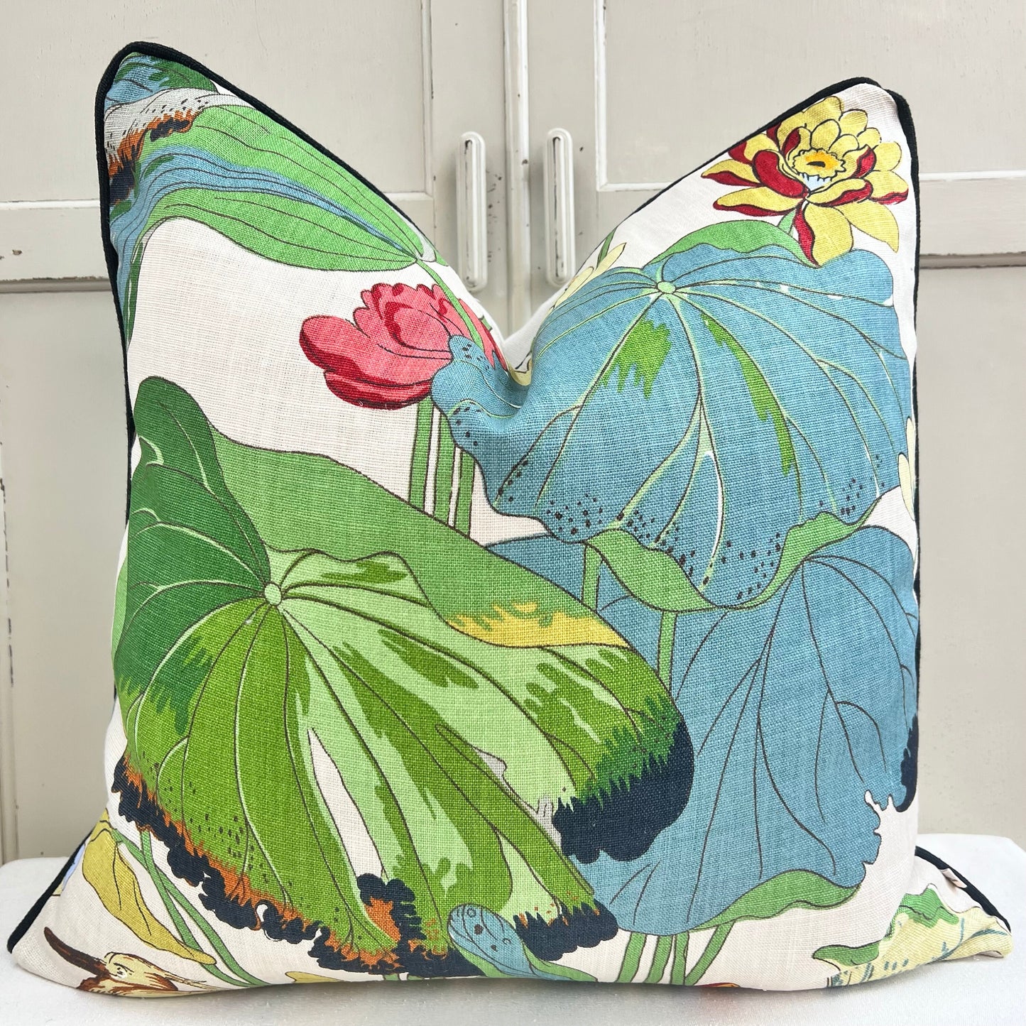 GP & J Baker Nympheus Tropical Decorative Cushion Throw Pillow Cover