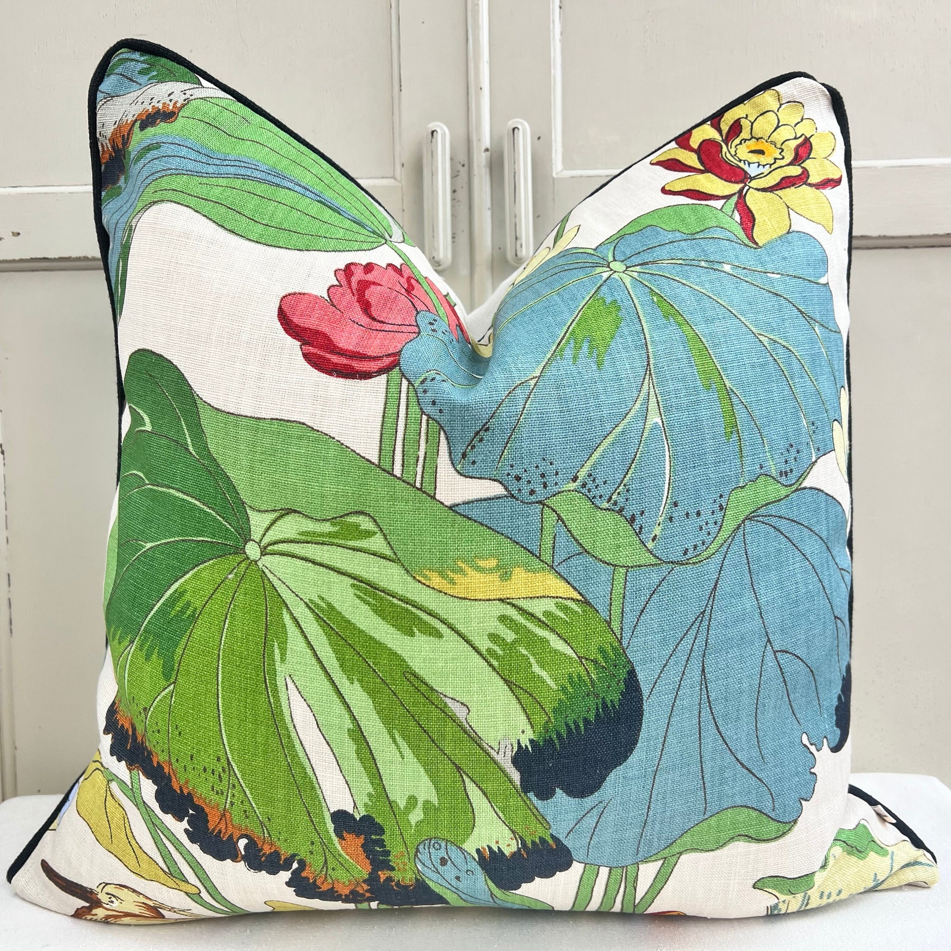 GP & J Baker Nympheus Tropical Decorative Cushion Throw Pillow Cover