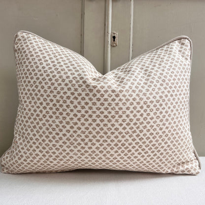 Cushions Made In Fermoie Marden Luxury Designer Decorative Beige Cream Linen Cushion Pillow Throw Cover