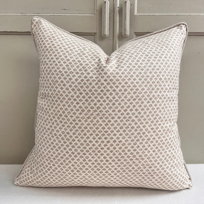 Cushions Made In Fermoie Marden Luxury Designer Decorative Beige Cream Linen Cushion Pillow Throw Cover