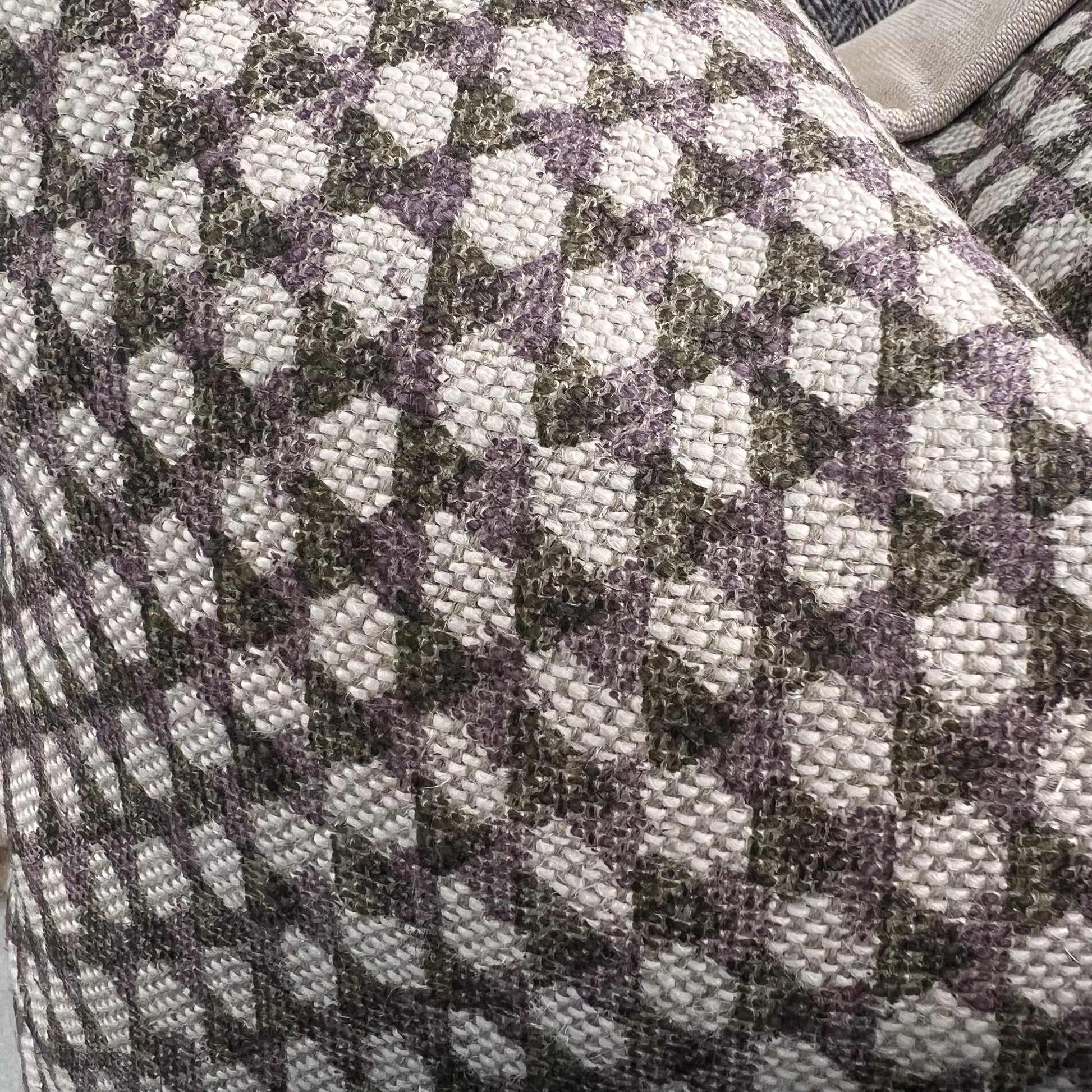 Cushions Made In Fermoie Wicker Luxury Designer Decorative Black Plum Linen Cushion Pillow Throw Cover