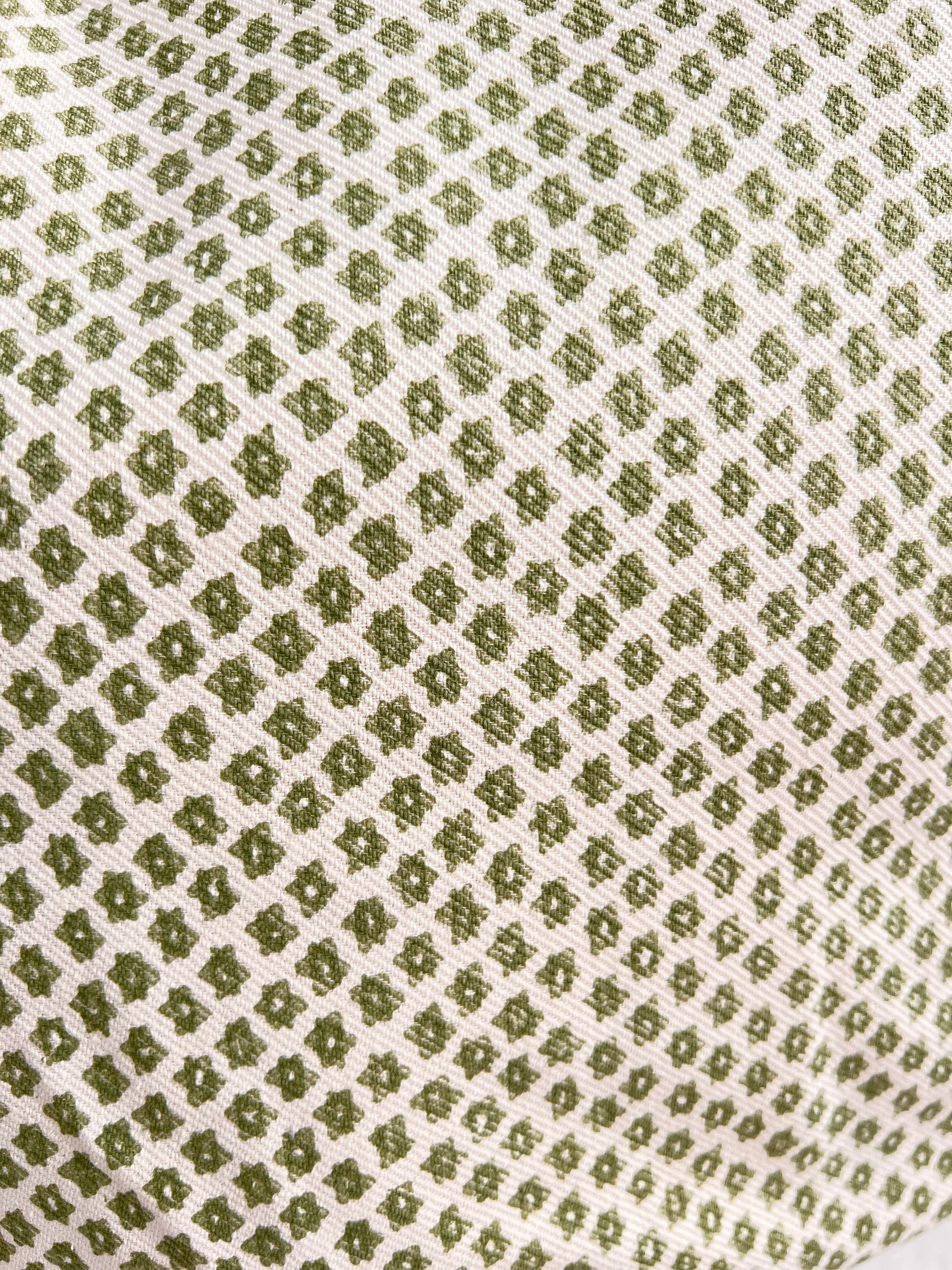 Cushions Made In Fermoie Marden Luxury Designer Decorative Green Cream Cotton Cushion Pillow Throw Cover