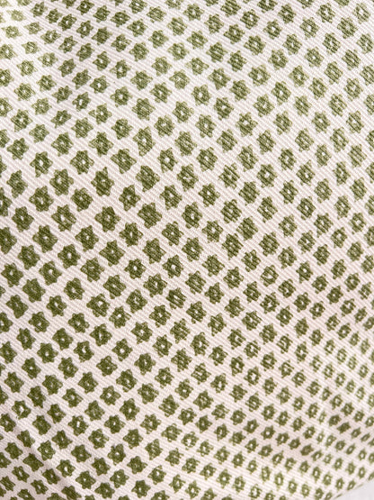 Cushions Made In Fermoie Marden Luxury Designer Decorative Green Cream Cotton Cushion Pillow Throw Cover