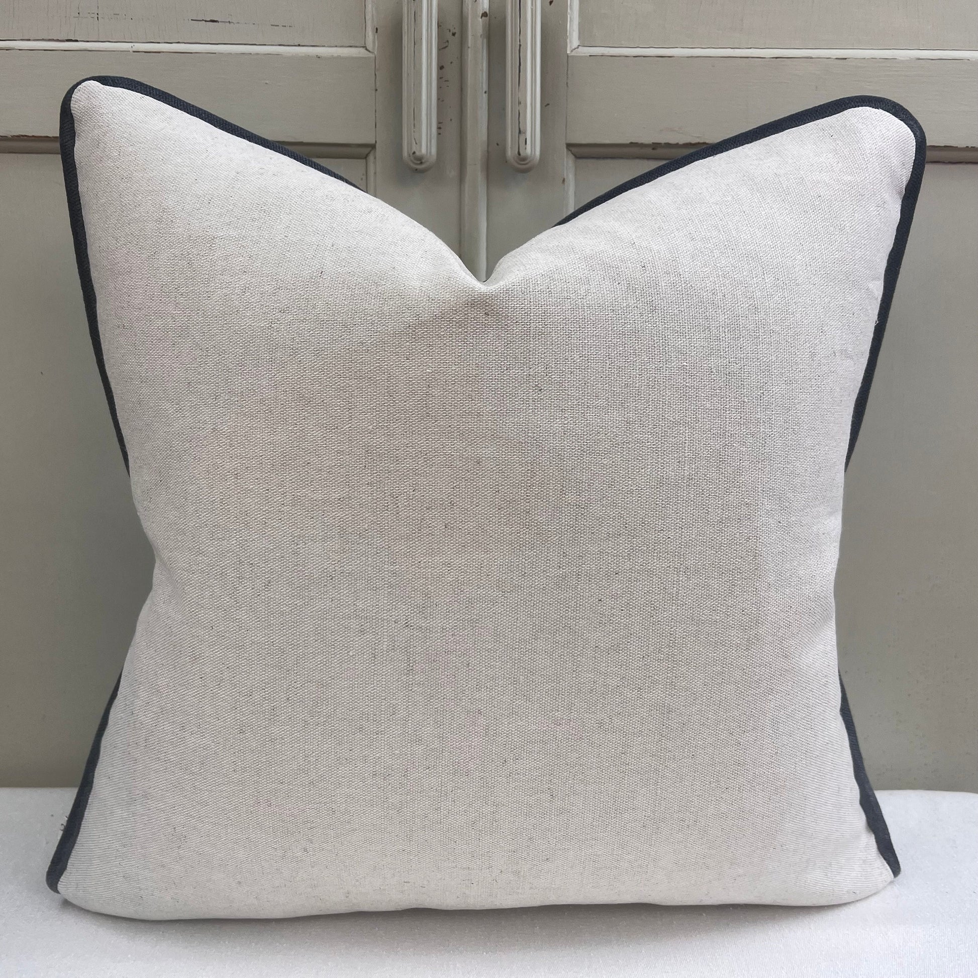 William Morris Fabric Cushion Cover Strawberry Thief Slate Blue Designer Sofa Throw Pillow