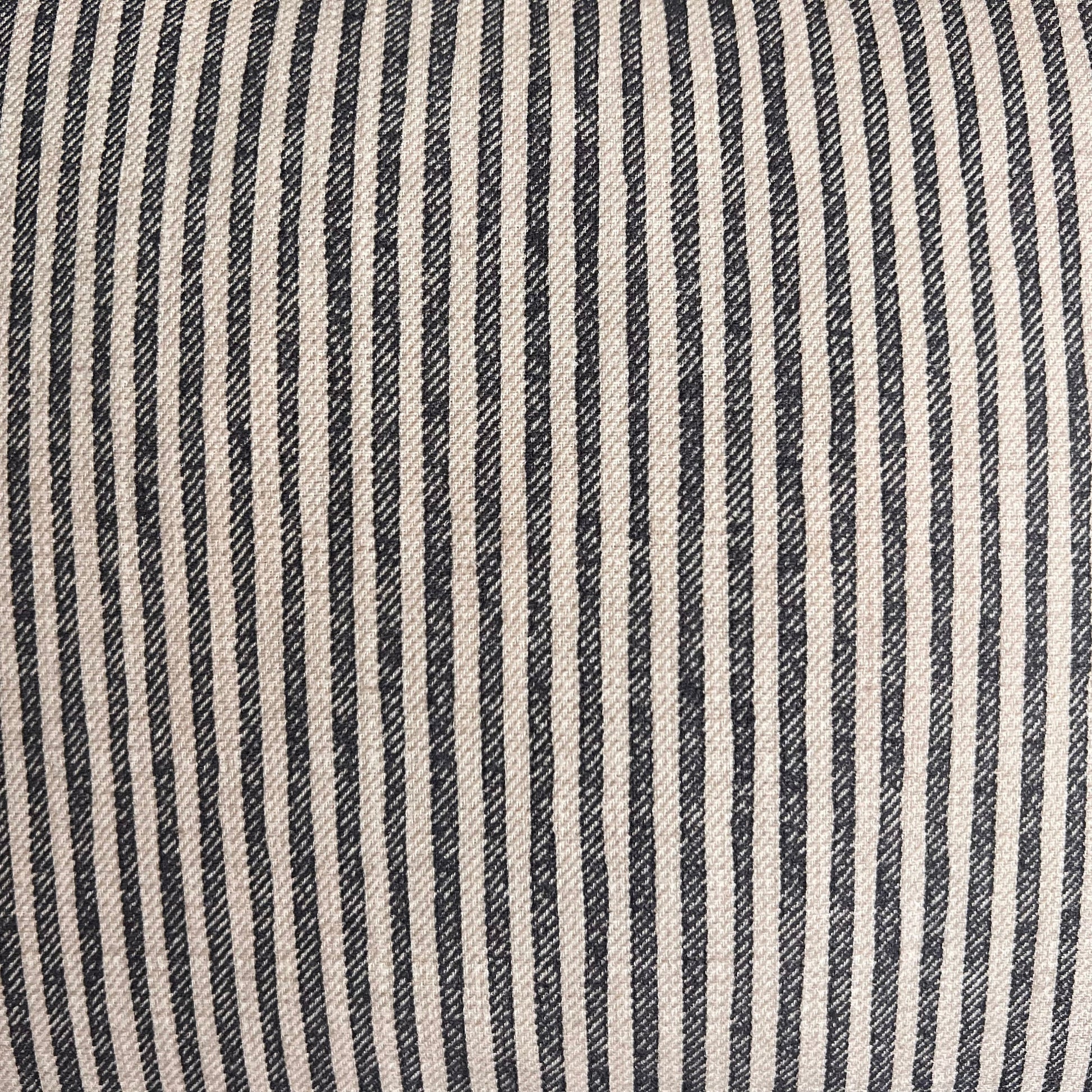 Cushions Made In Fermoie Luxury Designer Hertford Stripe Grey Neutral Cotton Cushion Pillow Throw Cover