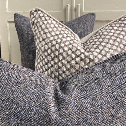 Cushions Made In Fermoie Wicker Luxury Designer Decorative Black Plum Linen Cushion Pillow Throw Cover