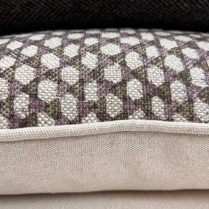 Cushions Made In Fermoie Wicker Luxury Designer Decorative Black Plum Linen Cushion Pillow Throw Cover
