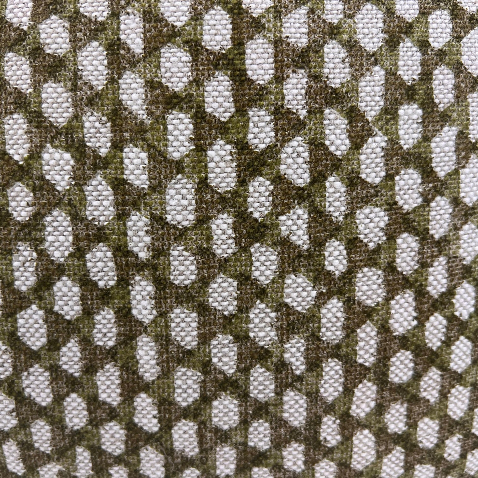 Fermoie Wicker Luxury Designer Decorative Olive Green Linen Cushion Pillow Throw Cover