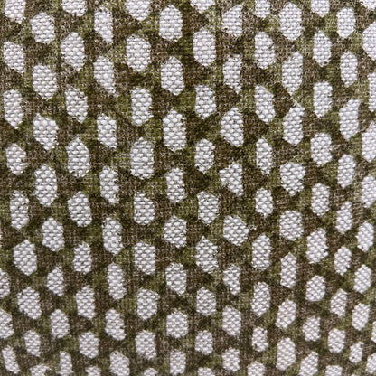 Fermoie Wicker Luxury Designer Decorative Olive Green Linen Cushion Pillow Throw Cover