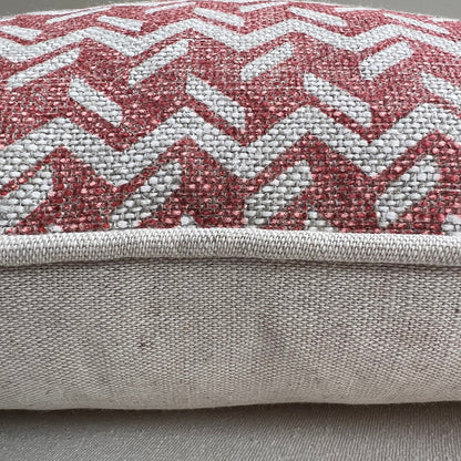 Fermoie Chiltern Luxury Designer Decorative Neutral Pink Linen Cushion Pillow Throw Cover