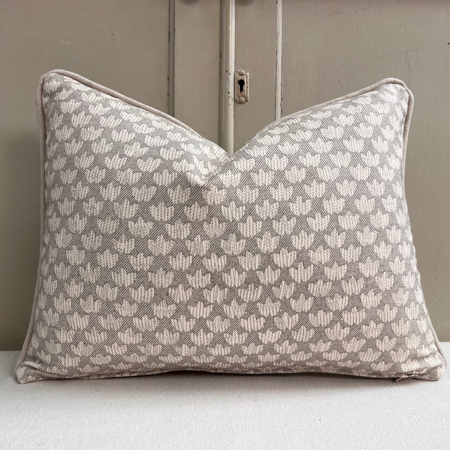 Cushions Made In Fermoie Eythorne Luxury Designer Decorative Grey Neutral Cotton Cushion Pillow Throw Cover