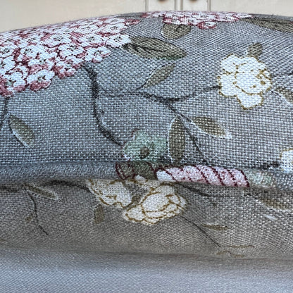 GP & J Baker Oriental Bird Luxury Designer Mole Grey Double Sided Cushion Pillow Cover