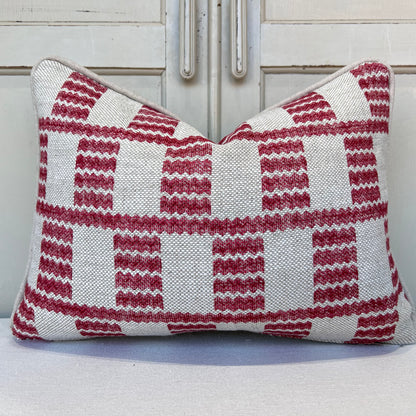 Cushions Made In Fermoie Cove Linen Luxury Designer Decorative Red Neutral Cushion Pillow Throw Cover