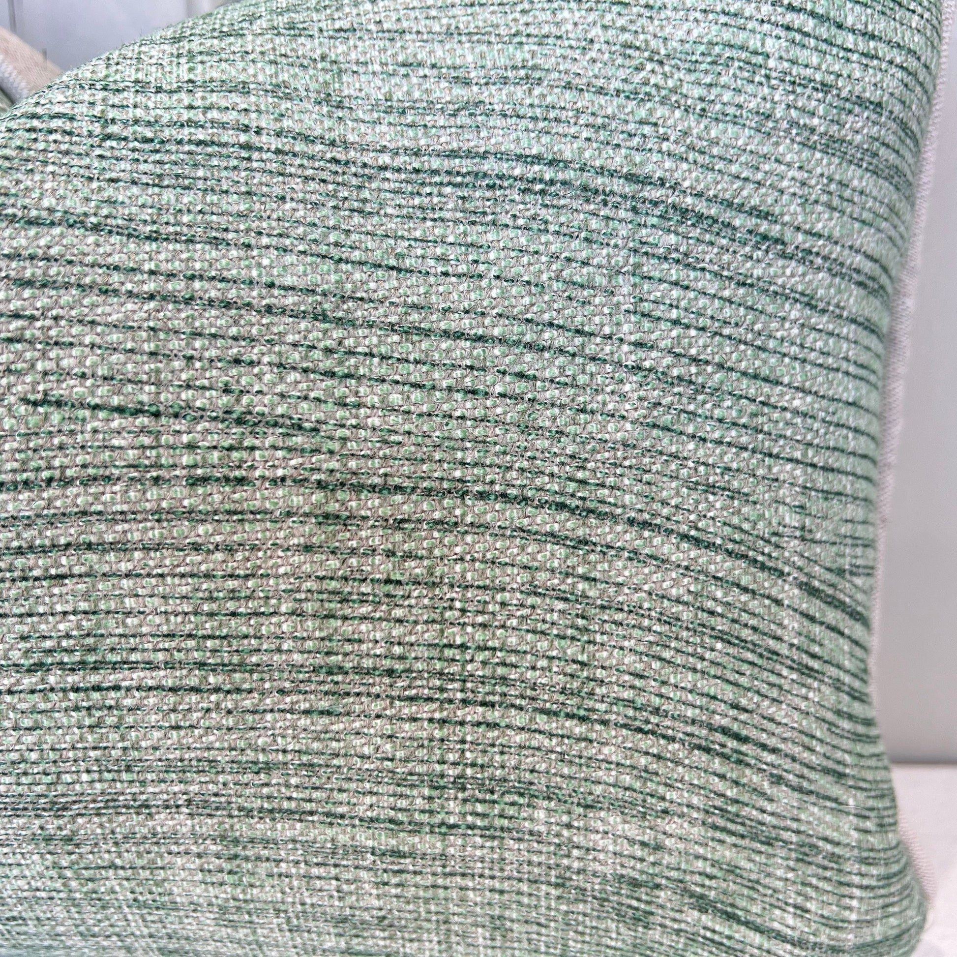 Cushions Made In Fermoie Wave Luxury Designer Decorative Rich Green Linen Cushion Pillow Throw Cover.