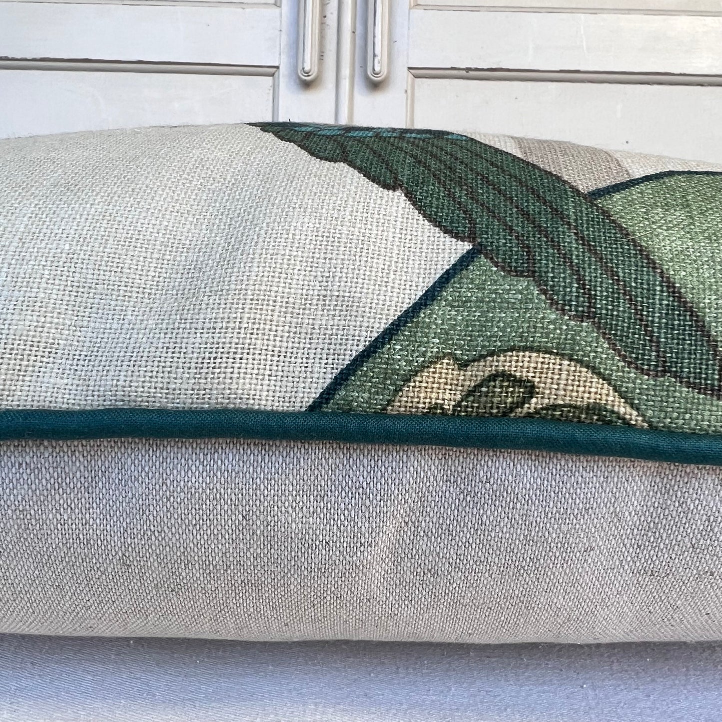 Mulberry Flying Ducks Emerald Green Luxury Cushion Pillow Cover