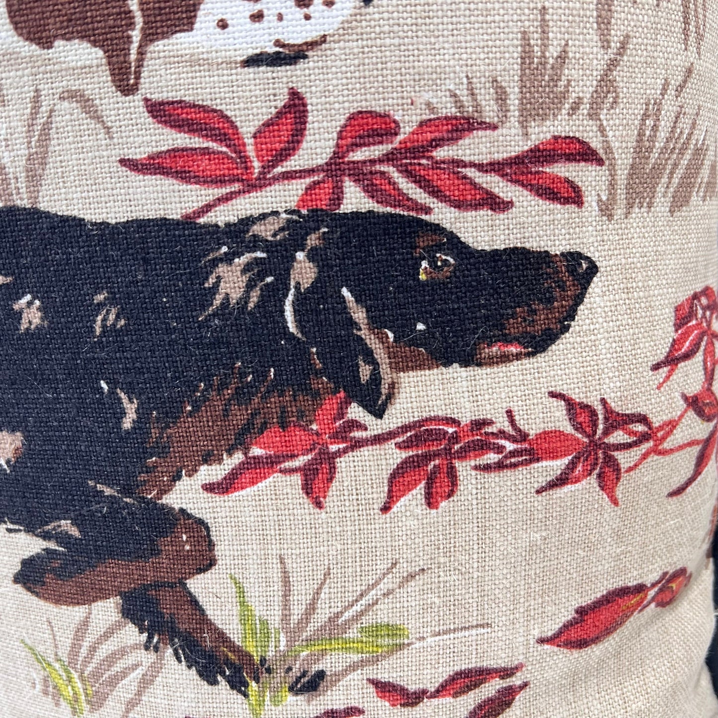 Schumacher Luxury Designer Pointers Tan Beige Lumbar Decorative Cushion Pillow Throw Cover