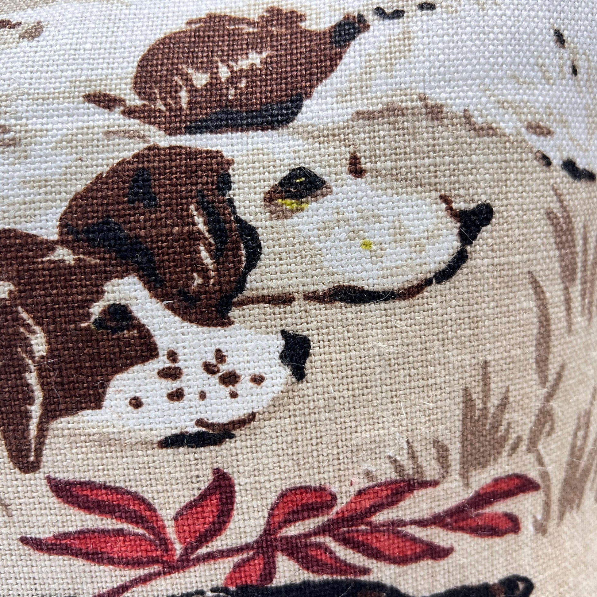 Schumacher Luxury Designer Pointers Tan Beige Lumbar Decorative Cushion Pillow Throw Cover