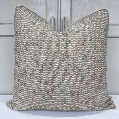 Cushions Made In Fermoie Popple Luxury Designer Decorative Beige Linen Cushion Pillow Throw Cover