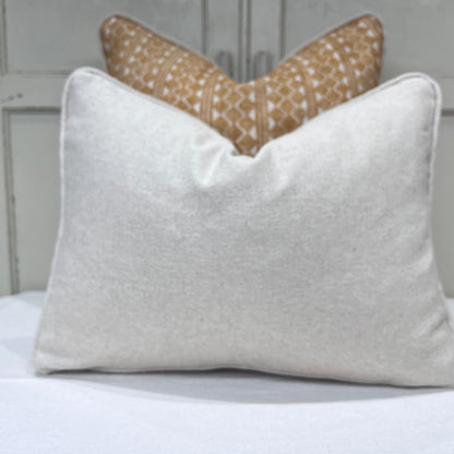 Cushions Made In Fermoie Quantock Luxury Designer Decorative Neutral Mustard Linen Cushion Pillow Throw Cover