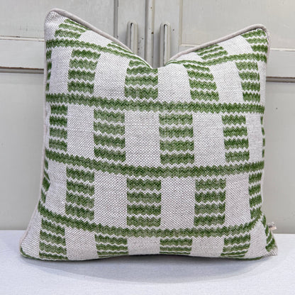 Cushions Made In Fermoie Cove Fabric Green Linen Cushion Pillow Throw Cover