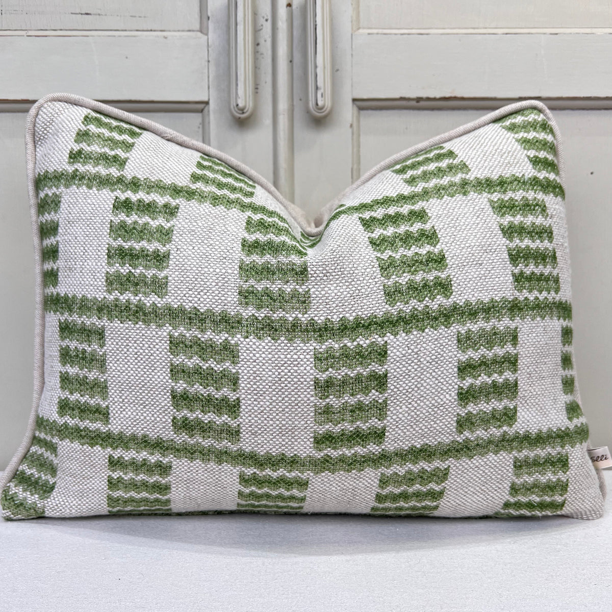 Cushions Made In Fermoie Cove Fabric Green Linen Cushion Pillow Throw Cover