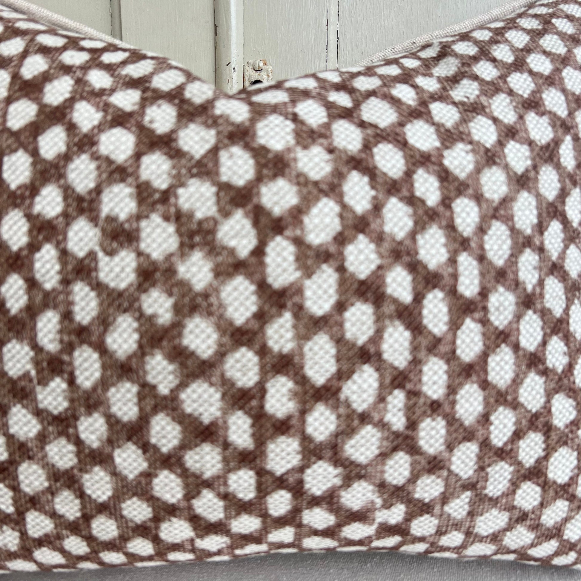 Cushions Made In Fermoie Wicker Luxury Designer Decorative Neutral Linen Cushion Pillow Throw Cover