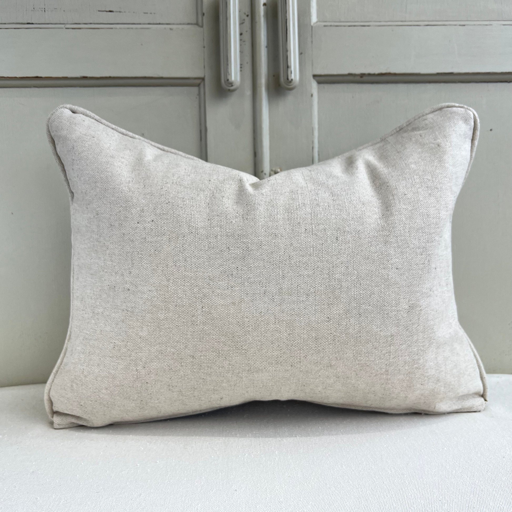 Cushions Made In Fermoie Wicker Luxury Designer Decorative Neutral Linen Cushion Pillow Throw Cover