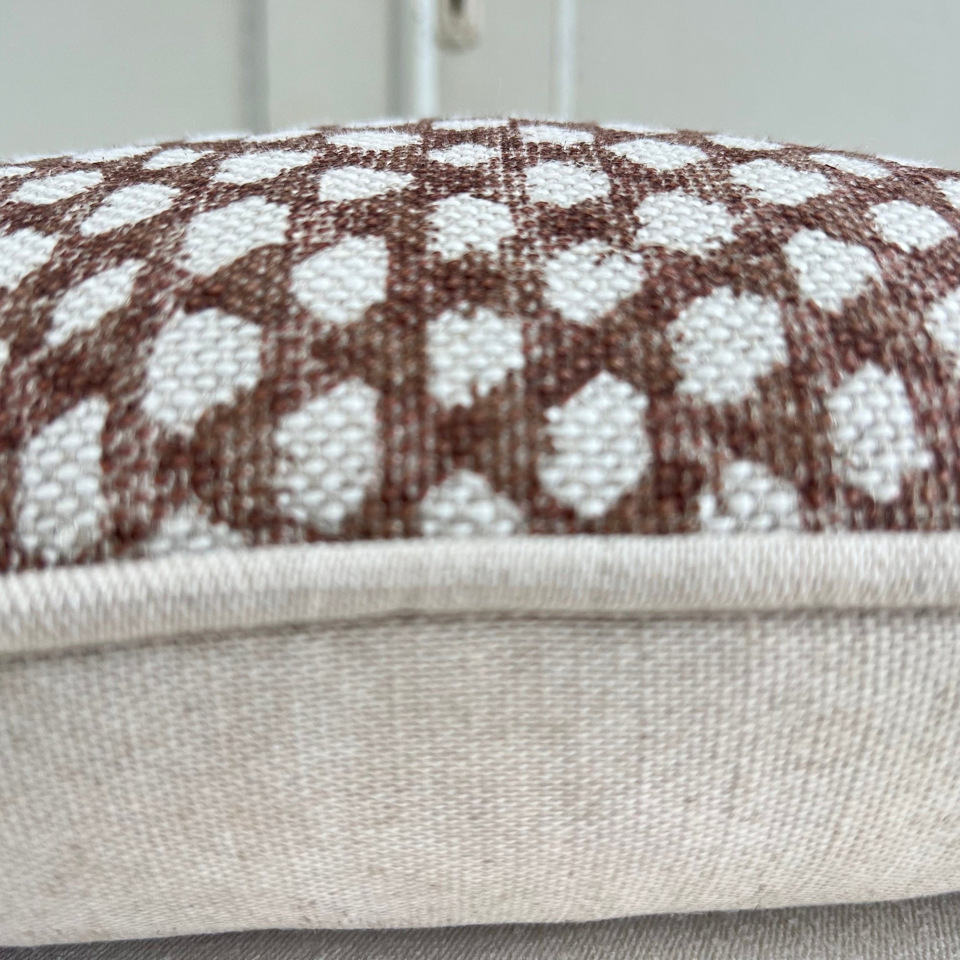 Cushions Made In Fermoie Wicker Luxury Designer Decorative Neutral Linen Cushion Pillow Throw Cover