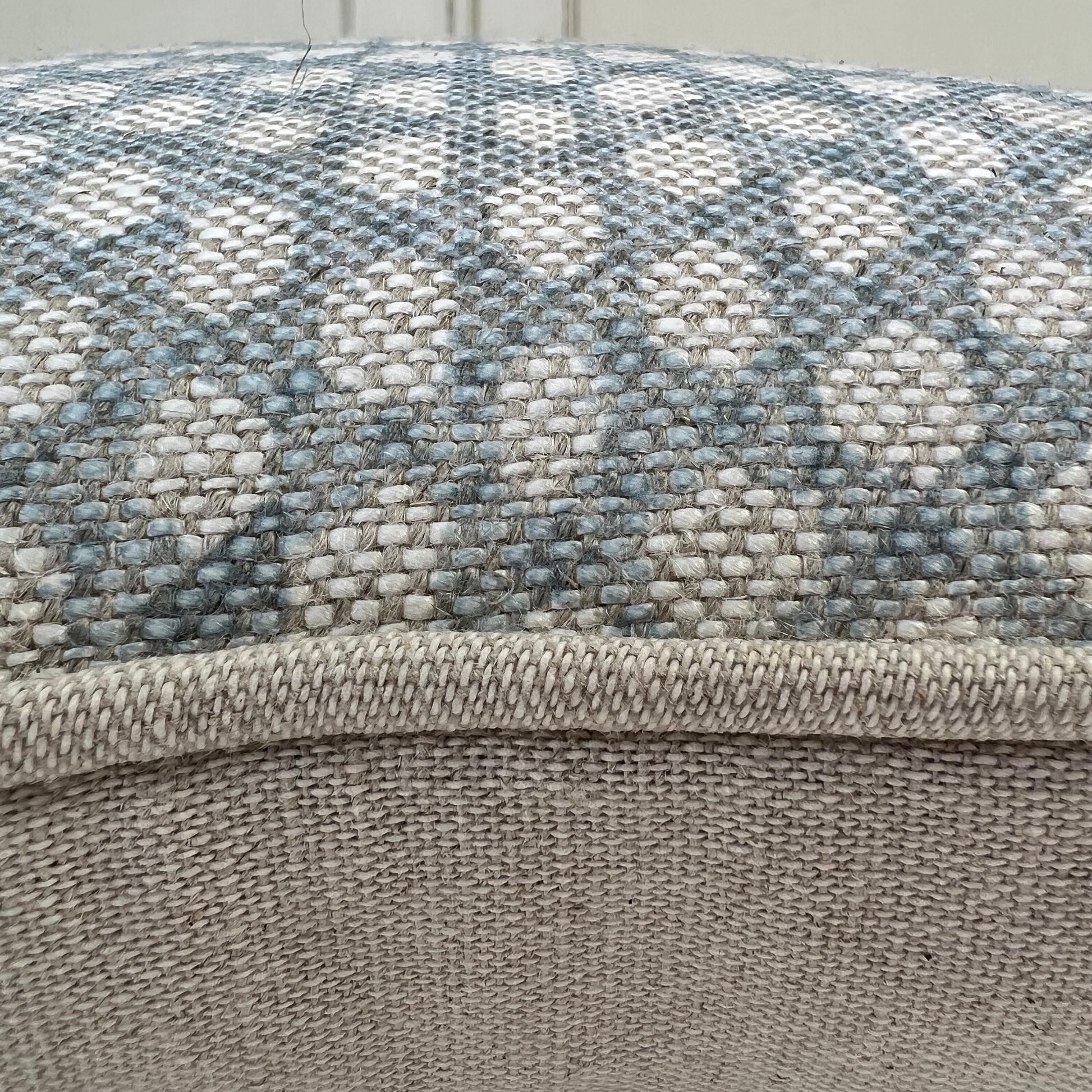 Cushions Made In Fermoie Wicker Luxury Designer Decorative Pale Blue Linen Cushion Pillow Throw Cover