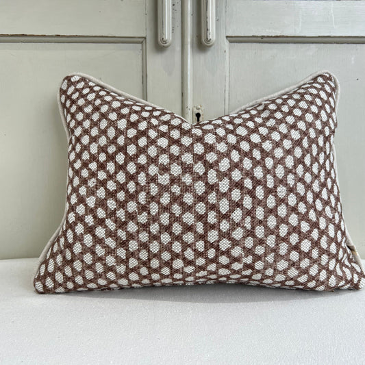 Cushions Made In Fermoie Wicker Luxury Designer Decorative Neutral Linen Cushion Pillow Throw Cover