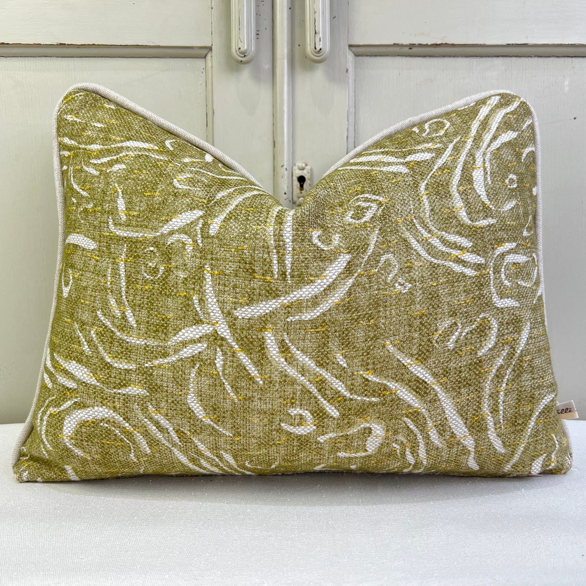 Cushions Made In Fermoie Pebble Decorative Neutral Green Cotton Cushion Pillow Throw Cover