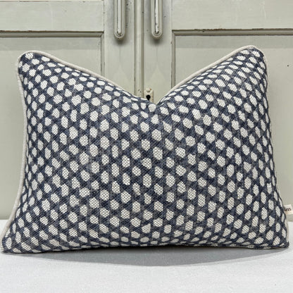 Cushions Made In Fermoie Neutral Black Blue Wicker Luxury Designer Decorative Linen Cushion Pillow Throw Cover